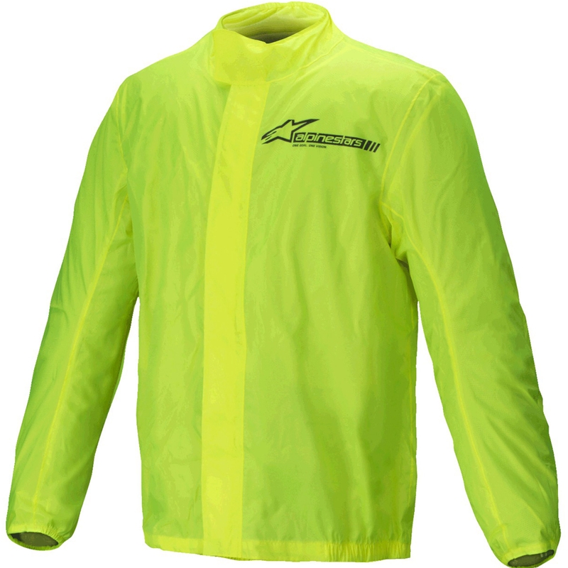 Geaca impermeabila Alpinestars Hurricane Rain 2 galben fluo