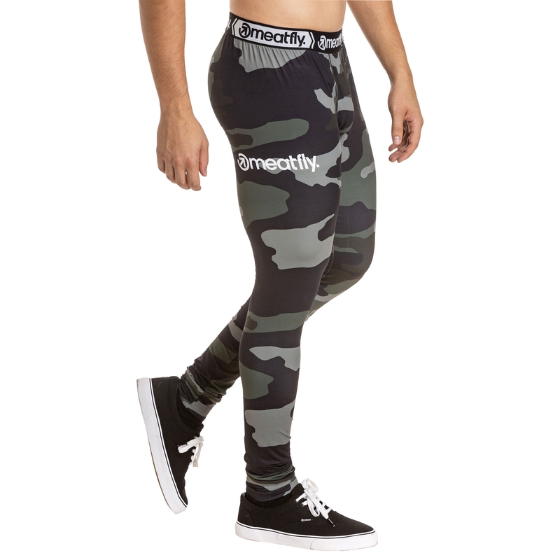 Lenjerie termică Meatfly Sloan camo verde olive