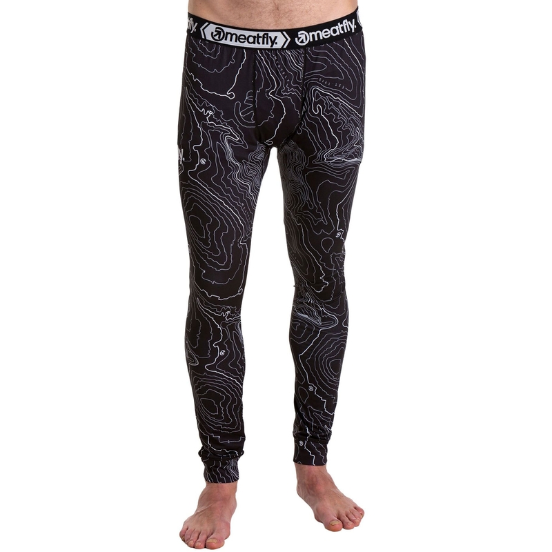 Lenjerie termică Meatfly Sloan negru-alb