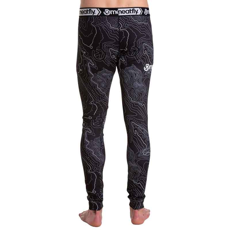 Lenjerie termică Meatfly Sloan negru-alb