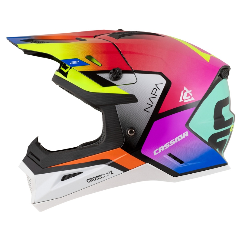 Casca motocross Cassida Cross Cup 2 Napa pearl multicolor
