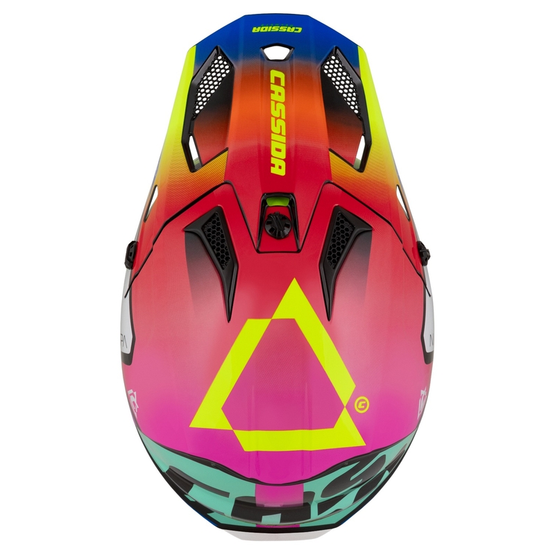Casca motocross copii Cassida Cross Cup 2 Napa pearl multicolora