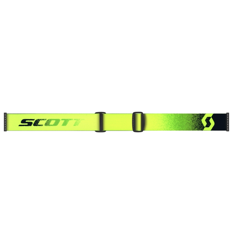 Ochelari de motocross SCOTT Fury WFS verde-galben fluo cu plexiglas transparent