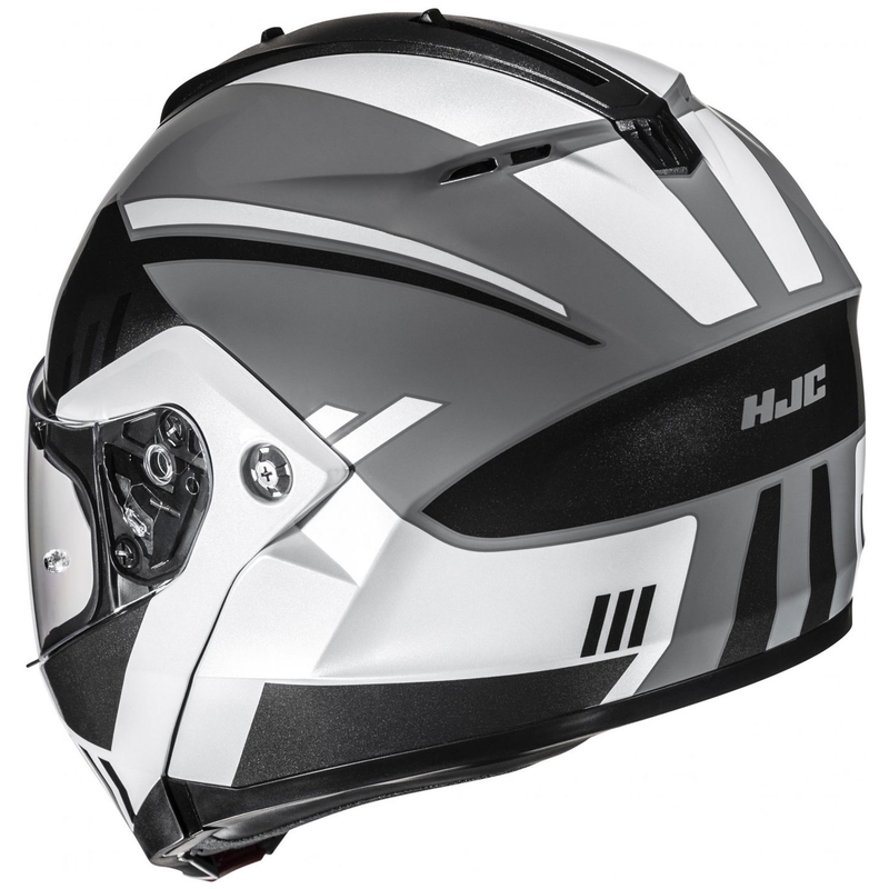 Cască de motocicletă rabatabilă HJC C91N Kaon MC5 gri-negru-alb