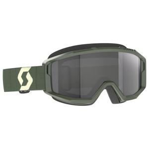 Ochelari de motocross SCOTT Primal Sand Dust kaki cu plexiglas gri