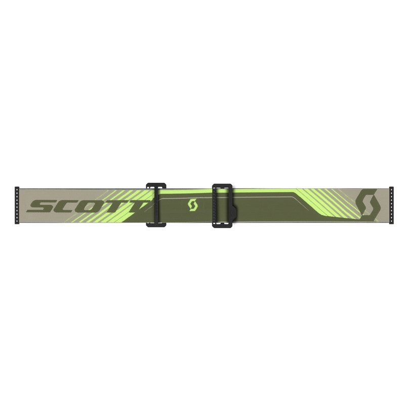 Ochelari de motocross SCOTT Prospect 2.0 AMP galben fluo kaki cu plexiglas roz