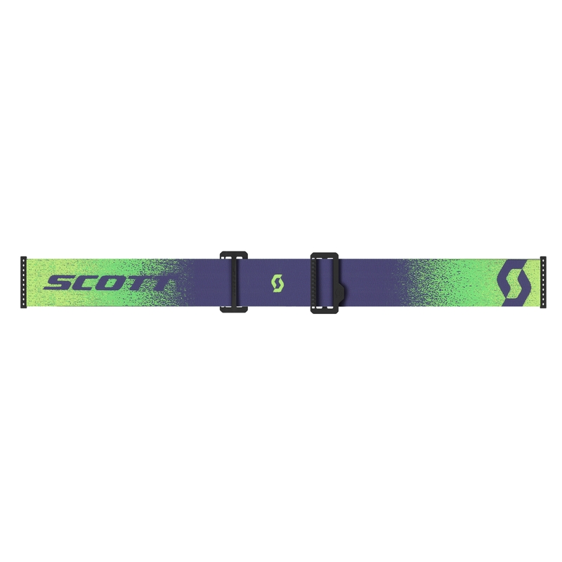 Ochelari de protecție SCOTT Prospect 2.0 AMP de motocross violet-galben fluo cu plexiglas roz