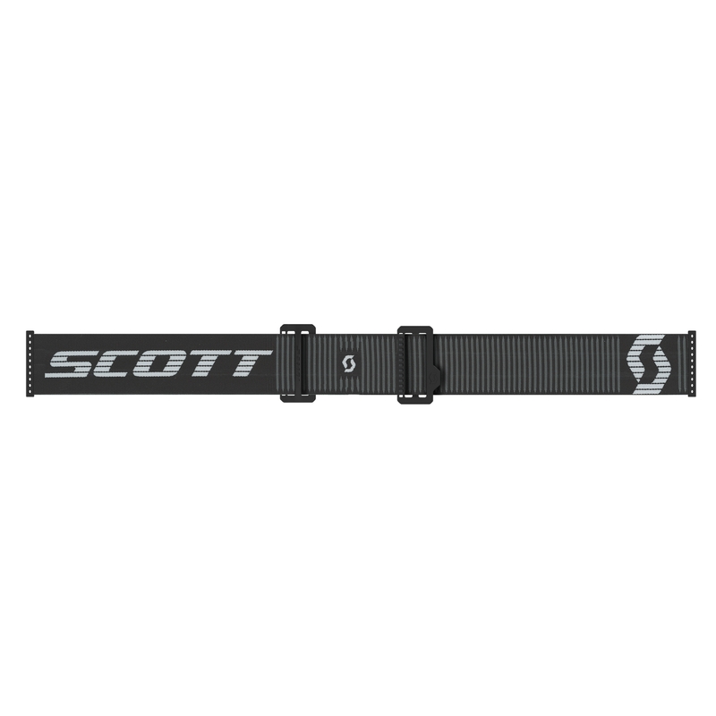Ochelari de protecție SCOTT Prospect 2.0 Enduro de motocross alb-negru cu plexiglas transparent