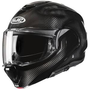 Cască de motocicletă rabatabilă HJC F100 negru carbon