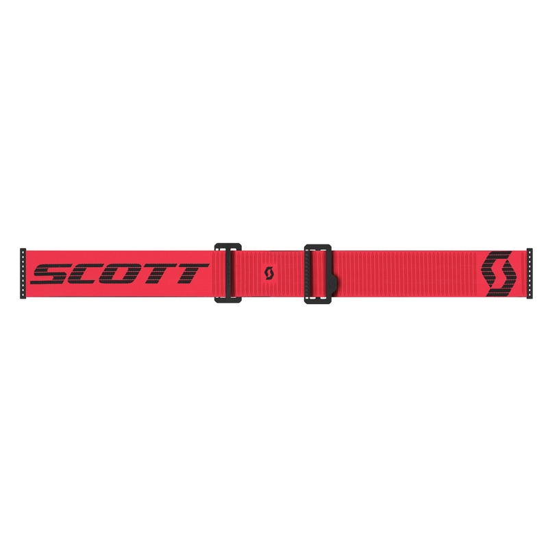 Ochelari de motocross SCOTT Prospect 2.0 roșu-negru cu plexiglas argintiu