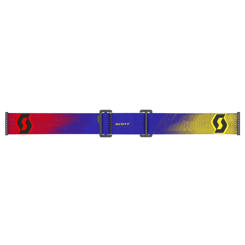 Ochelari de protecție de motocross SCOTT Prospect 2.0 roșu-galben cu plexiglas verde