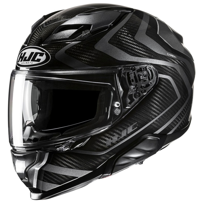 Casca moto integrala HJC F71 Carbon Nevio MC3H negru-gri