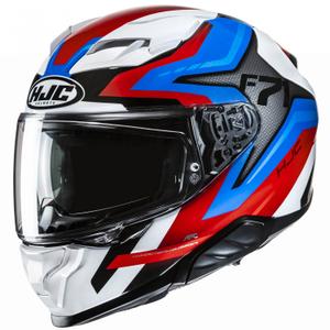 Casca moto integrala HJC F71 Fes MC21 alb-albastru-rosu