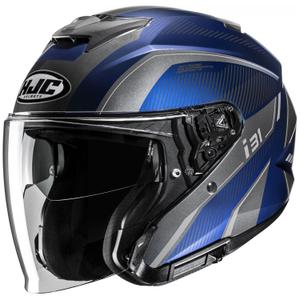 Casca moto deschisa HJC i31 Reno MC2 gri-albastru