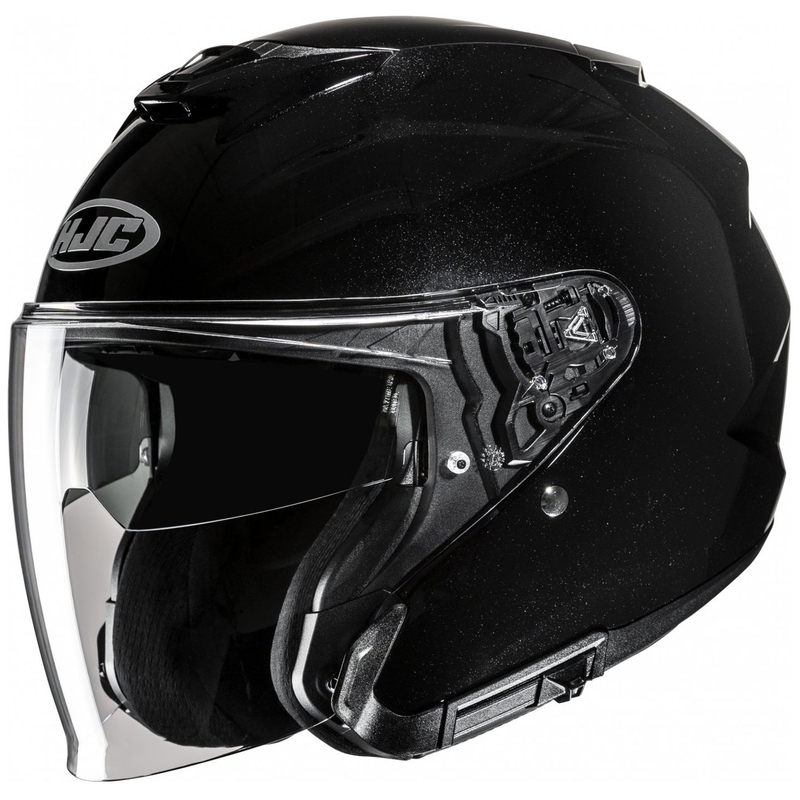 Casca moto deschisa HJC i31 negru metalic solid