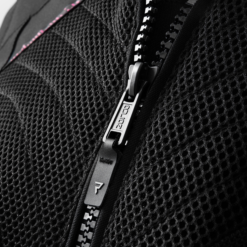 Jacheta moto Rebelhorn Jax de dama negru-roz