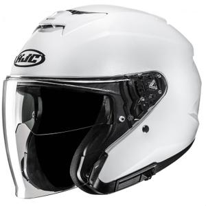 Casca moto deschisa HJC i31 Solid alb perlat