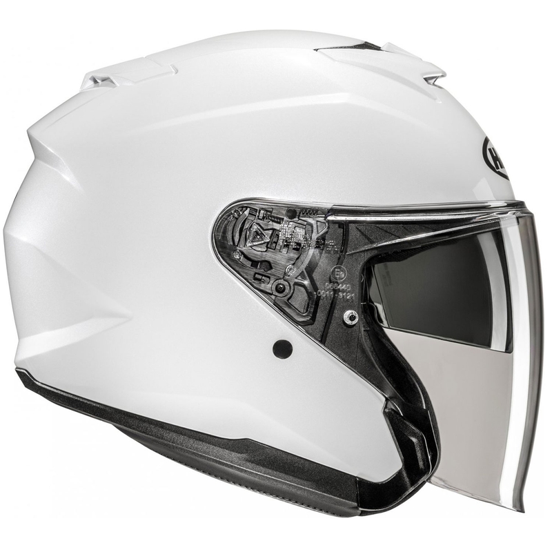 Casca moto deschisa HJC i31 Solid alb perlat