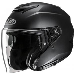 Casca Moto Deschisa Semi Plata HJC i31 Solid Neagra