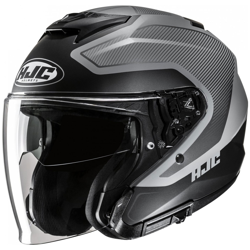 Casca moto deschisa HJC i31 Tevis MC5SF gri-negru
