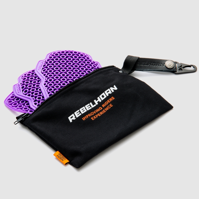 Blugi moto Rebelhorn Vandal Mono spalati negri