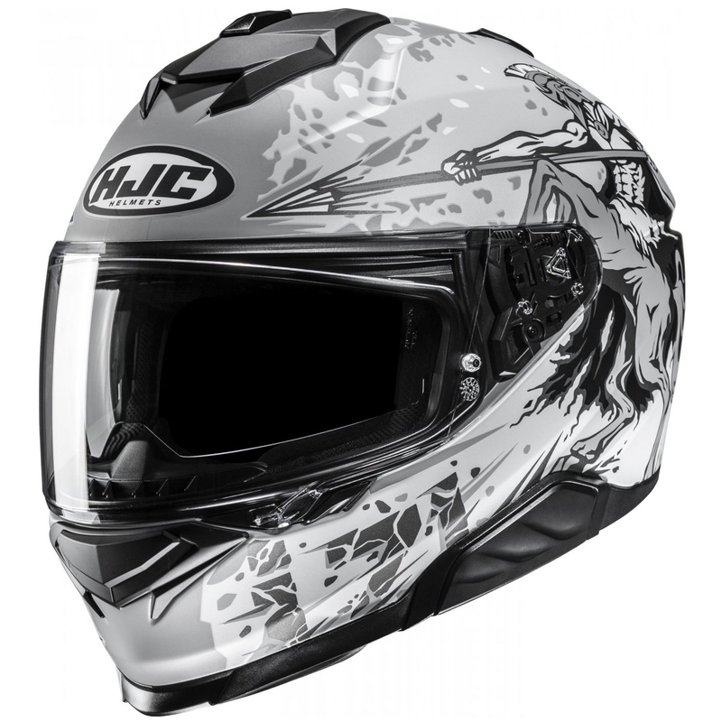 Casca moto integrala HJC i71 Taurus MC10SF gri-negru