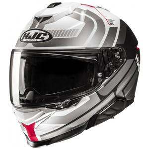 Casca integrala de motocicleta HJC i71 Viz MC1SF alb-gri-negru