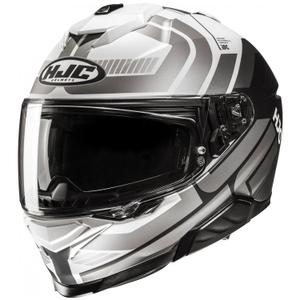 Casca integrala pentru motociclete HJC i71 Viz MC5 gri-alb-negru