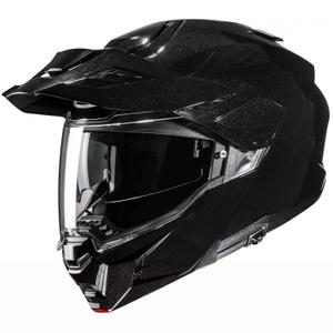 Cască de motocicletă rabatabilă HJC i80 negru metalizat solid