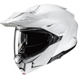 Cască de motocicletă rabatabilă HJC i80 Solid alb perlat