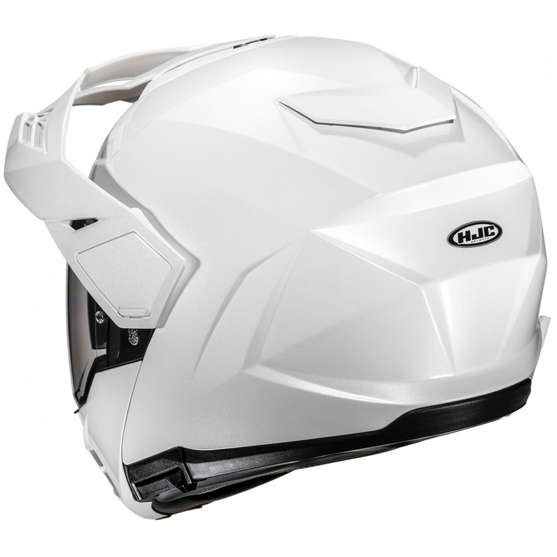 Cască de motocicletă HJC i80 Solid flip-up, alb perlat