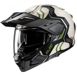 Casca de motocicleta rabatabila HJC i80 Velly MC4SF bej-negru
