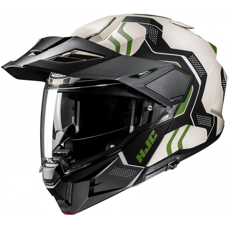 Casca de motocicleta rabatabila HJC i80 Velly MC4SF bej-negru
