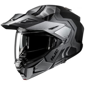 Casca de motocicleta rabatabila HJC i80 Velly MC5SF negru-gri
