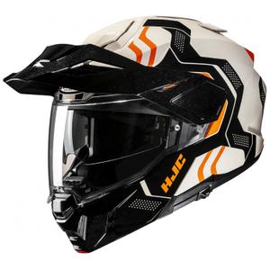 Cască de motocicletă rabatabilă HJC i80 Velly MC7 bej-negru