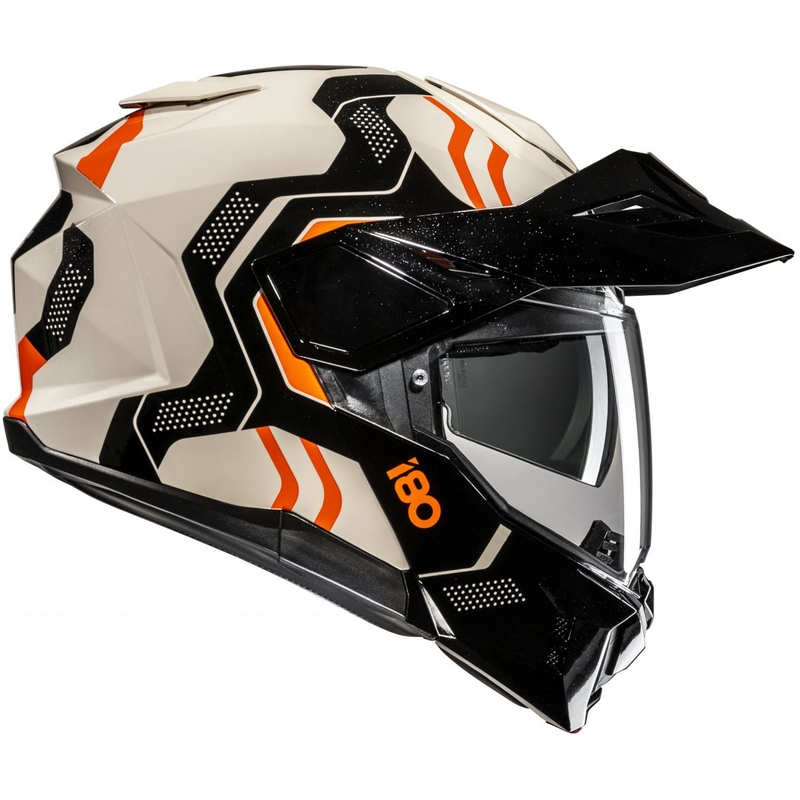 Cască de motocicletă HJC i80 Velly MC7 flip-up bej-negru