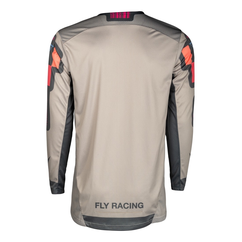 Tricou motocross FLY Racing Lite Vice gri-roz