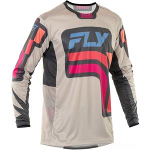Tricou motocross FLY Racing Lite Vice gri-roz