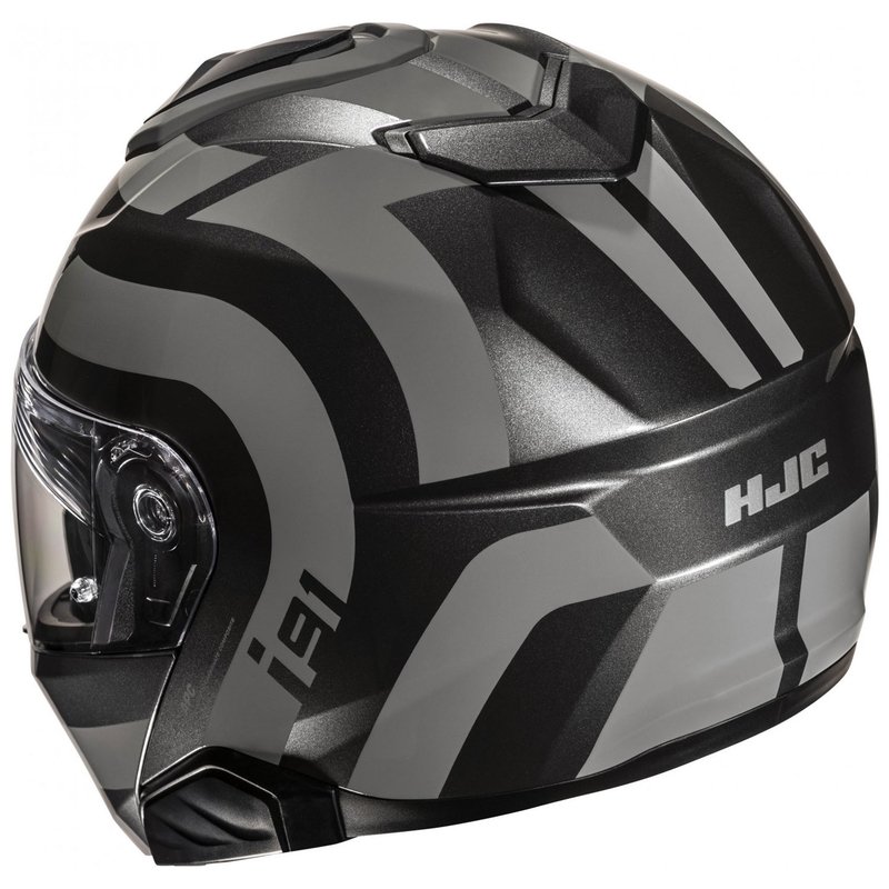 Cască de motocicletă rabatabilă HJC i91 Arven MC5 gri-negru