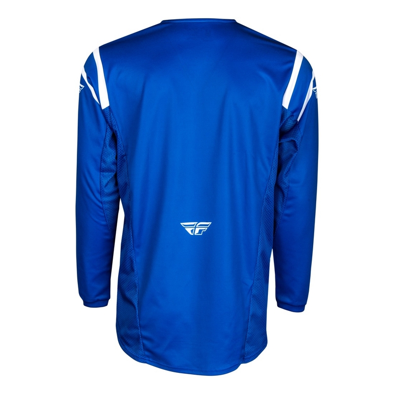 Tricou motocross FLY Racing Kinetic Center albastru-alb