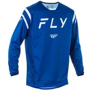 Tricou motocross FLY Racing Kinetic Center albastru-alb