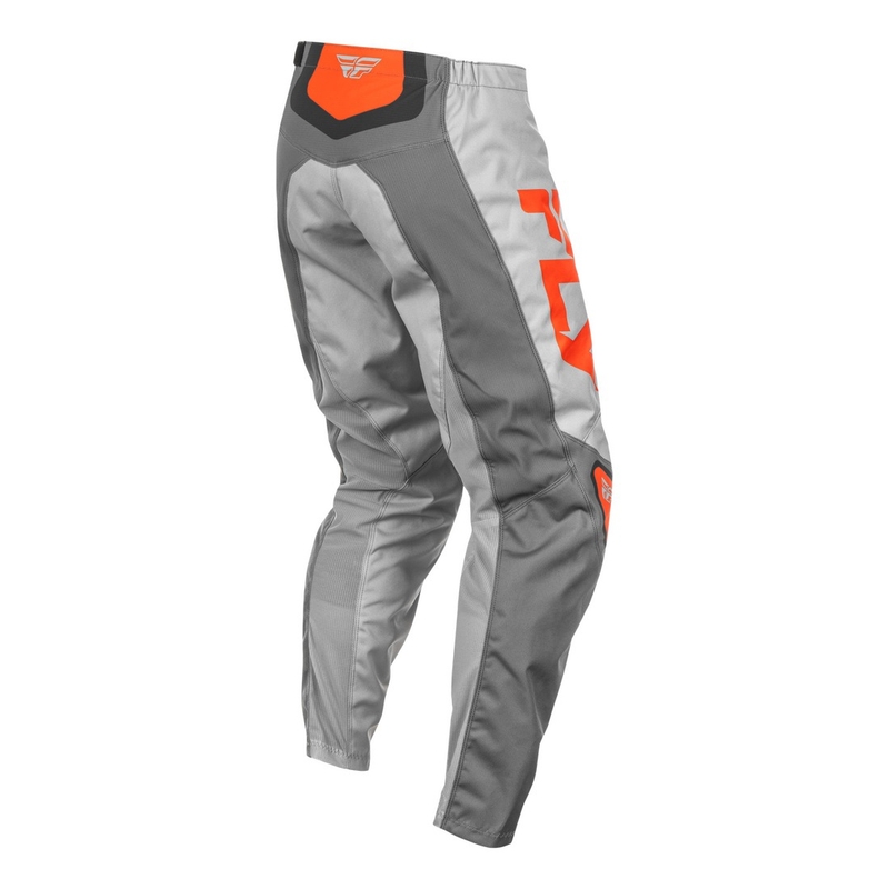 Pantaloni motocross FLY Racing F-16 gri-negru-portocaliu