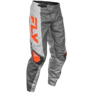 Pantaloni motocross FLY Racing F-16 gri-negru-portocaliu