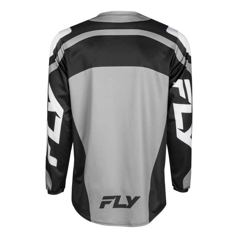 Tricou motocross FLY Racing F-16 gri-negru-alb