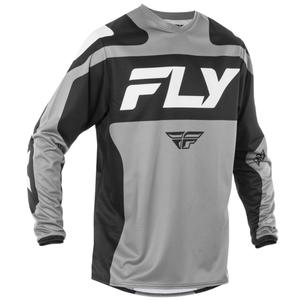 Tricou motocross FLY Racing F-16 gri-negru-alb