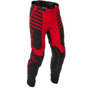 Pantaloni motocross FLY Racing Lite negru-rosu