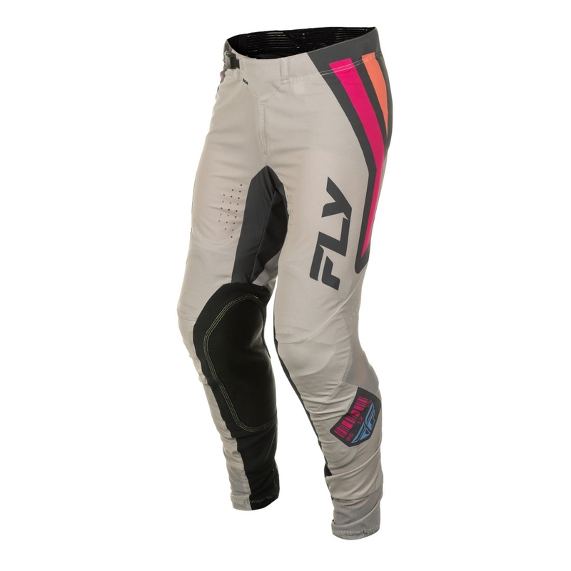 Pantaloni motocross FLY Racing Lite Vice gri-roz
