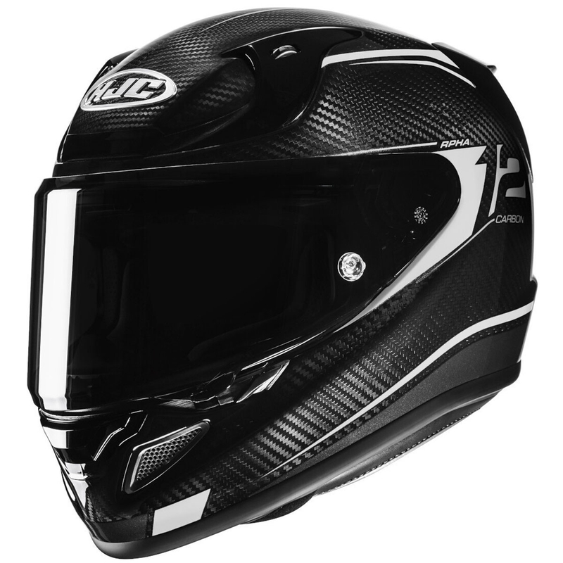 Casca moto integrala HJC RPHA 12 CARBON Keres MC5 negru-alb