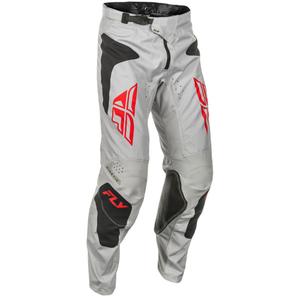Pantaloni motocross FLY Racing Kinetic Sym gri-rosu-negru