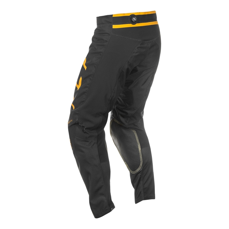Pantaloni motocross FLY Racing Kinetic Center negru-auriu